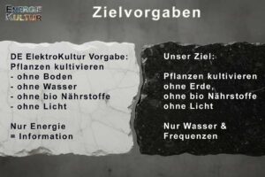 Ziele der ElektroKultur