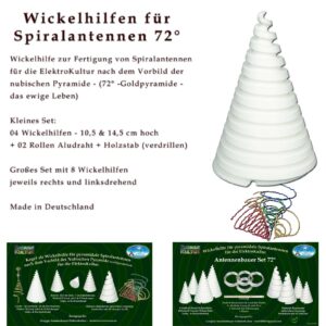 Wickelhilfen ElektroKultur 72°